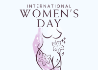 Int'l Women's Day  Postcard Design