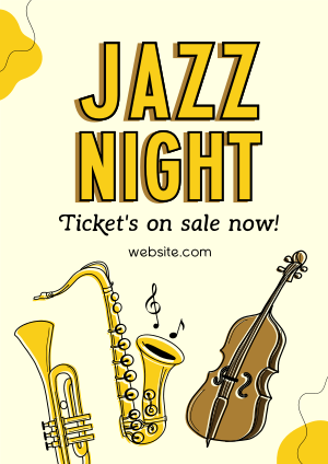 Modern Jazz Night Flyer Image Preview