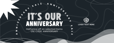 Anniversary Discounts Facebook cover Image Preview