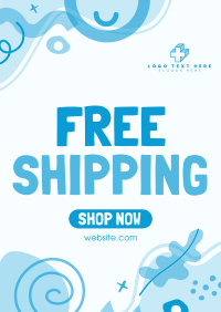 Quirky Shipping Promo Flyer Design