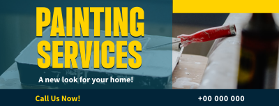 Painting Services Facebook cover Image Preview