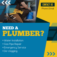 Simple Plumbing Services Instagram post Image Preview