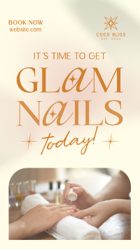 Elegant Nail Salon Instagram Reel Image Preview