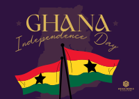 Ghana Freedom Day Postcard Image Preview