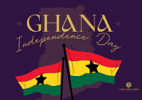 Ghana Freedom Day Postcard Design