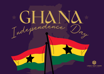 Ghana Freedom Day Postcard Image Preview