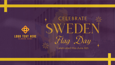 Commemorative Sweden Flag Day Facebook event cover Image Preview