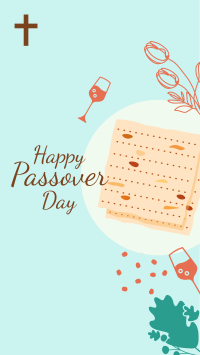 Matzah Passover Day Facebook Story Design