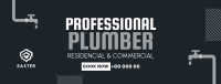 Professional Plumber Facebook Cover Image Preview
