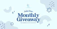 Monthly Giveaway Facebook ad Image Preview
