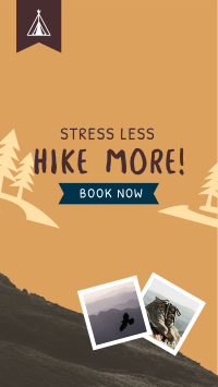 Mountain Hiking Adventure Facebook Story Design