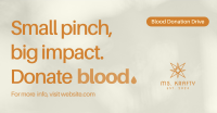 Blood Donation Drive Facebook Ad Image Preview