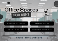 Tranquil Office Space Postcard Image Preview