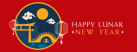Happy Lunar Year Facebook Cover Design
