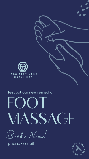 Foot Massage Instagram story Image Preview