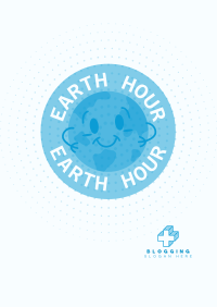 Earth Hour Poster Image Preview