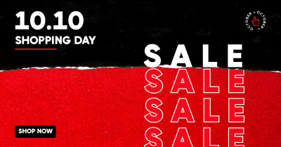 10.10 Sale Day Facebook ad Image Preview