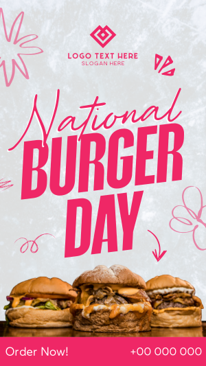 National Burger Day Instagram story Image Preview
