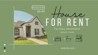 House Town Rent Facebook Event Cover Design