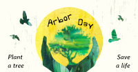Creative Arbor Day Facebook Ad Design