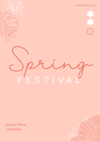 Spring Festival Poster Image Preview