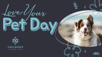 Pet Day Doodles Facebook Event Cover Design