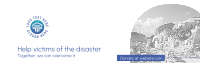 Help Disaster Victims Twitter header (cover) Image Preview