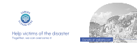 Help Disaster Victims Twitter header (cover) Image Preview