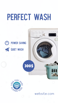 Washing Machine Features Facebook story Image Preview