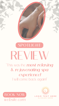 Elegant Review Spa Facebook story Image Preview
