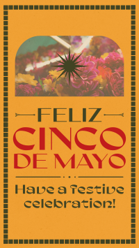 Cinco De Mayo Typography Facebook Story Design