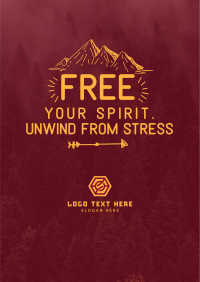 Free Your Spirit Poster Design