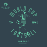 Football World Cup Tournament Instagram post Image Preview