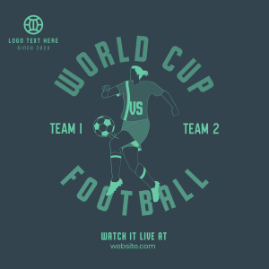 Football World Cup Tournament Instagram post Image Preview