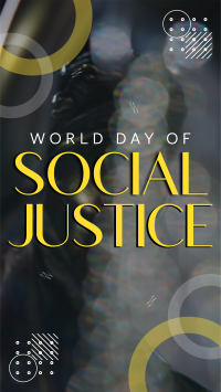Social Justice Day TikTok Video Design