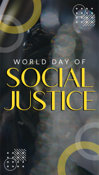 Social Justice Day TikTok Video Image Preview