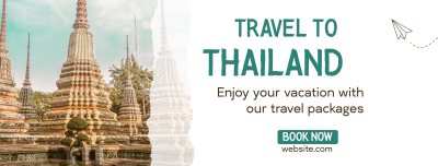 Thailand Travel Facebook cover Image Preview