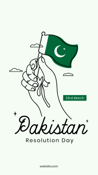 Pakistan Flag Facebook Story Image Preview