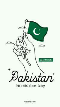 Pakistan Flag Facebook Story Design