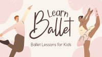 Kids Ballet Lessons Animation Image Preview