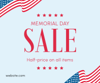 Memorial Day Sale Facebook post Image Preview