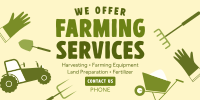 Trusted Farming Service Partner Twitter post Image Preview