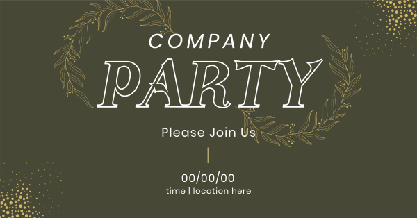 Company Party Facebook Ad Design Image Preview