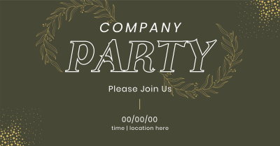 Company Party Facebook ad