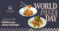 Playful Pasta Day Facebook Ad Image Preview