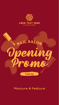 Nail Salon Promotion TikTok video Image Preview