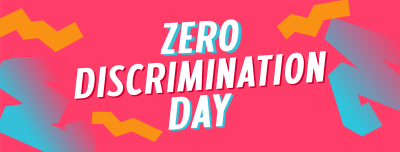 Playful Zero Discrimination Day Facebook cover Image Preview