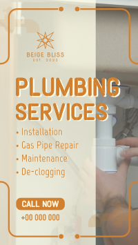 Plumbing Pipes Repair TikTok Video Image Preview