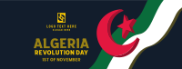 Algeria Revolution Day Facebook Cover Design