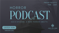 Horror Podcast Animation Design